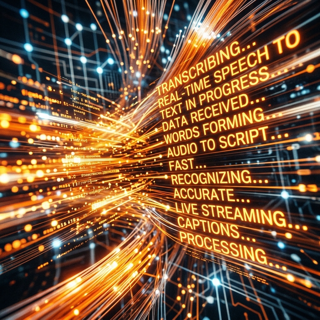 Real-Time Live Transcription Services Image